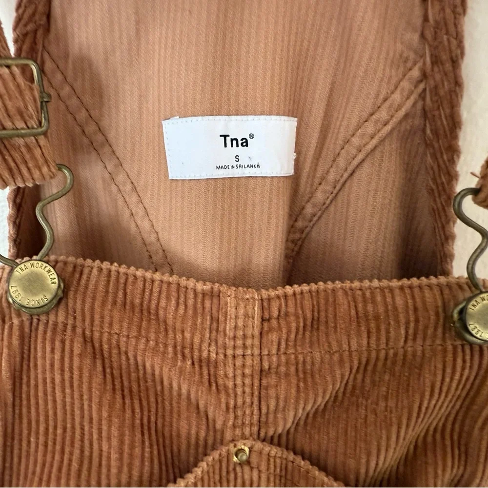 TNA Tan Corduroy Overalls - Picture 3 of 10